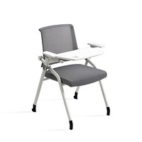 Nouvelle chaise d'entraînement de pied de retenue de conférence de conception avec la tablette d'écriture pour la salle de formation ou la salle de conférence