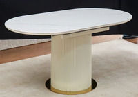 Table de salle à manger de cuisine, mobilier de maison de haute qualité au design minimaliste moderne