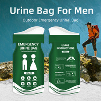 Sac à urine d'urgence pour femmes avec gel adsorbant, jetable, anti-fuite, portable pour les voyages, le camping, les embouteillonnages, 850 ml