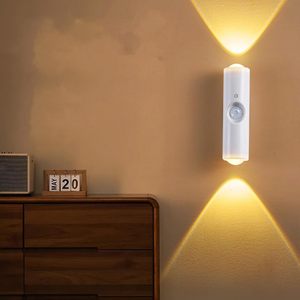 Lampes LED rechargeables TSINYE avec capteur de mouvement, lampe murale d'ambiance, veilleuse, couloir, escalier, cuisine, décoration intérieure RGB - Product Image 4