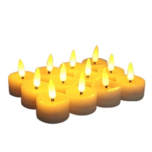 Bullet Flame Battery Operated Plastic Flicker Flameless <strong>LED</strong> Tea Light Candle <strong>LED</strong> <strong>Tealight</strong> - Product Image 3