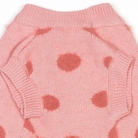 Automne et hiver pull pour animaux de compagnie en gros nouveau Style princesse classique fausse fourrure chien et chat vêtements avec motif imprimé cercle coeur rose