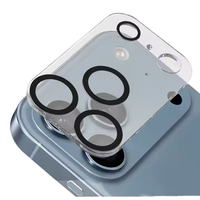 Protection d'objectif d'appareil photo en verre trempé HD ultra-clair 9H de qualité AAA, ultra-mince et étanche pour téléphone portable 16/15/13 Pro Max
