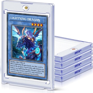 Wholesale Luxury 35PT Acrylic Magnetic Waterproof Anime Style Transparent Game Goddess <b>Card</b> <b>Protector</b> <b>Card</b> Holder - Product Image 1