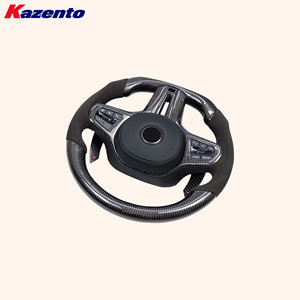 Volant pour <span class=keywords><strong>BMW</strong></span> Série 5 G30 18-24, carbone <span class=keywords><strong>Alcantara</strong></span> et palettes de changement de vitesse - Product Image 6