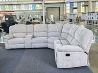 Canapé sectionnel Chesterfield carré de luxe PUZE, design moderne, directement de l'usine, pour hôtel et salon