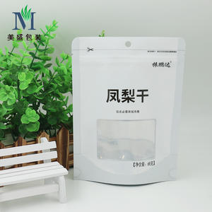 Sachets personnalisés bombes de bain soda Pochette debout Emballage transparent de puces cosmétiques Impression de sacs recyclables à faible coût avec fenêtre - Product Image 5