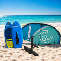 Ensemble de Wing Foil 3-en-1 pour Sports Nautiques : Surf, Kite Surf, Wing Foil Gonflable, Windsurf, Hydrofoil
