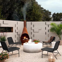 Ensemble de canapé et table en rotin d'extérieur de style nordique, meubles de patio modernes tressés pour villa, cour, jardin, terrasse, balcon