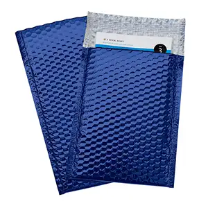 Waterproof For Protective Packaging In Transportation Composite Bubble Mailer Metallic Envelope