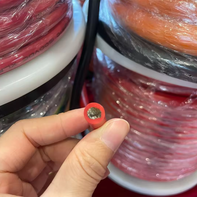 Battery Cable 200C 600V 25mm2 35mm2 50mm2 70mm2 High Temperature Super Soft Silicone Wire for Battery Energy Storage System