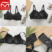Soutien-gorge Halter en dentelle avec armatures, Taille Plus 3XL, en Nylon, sans couture, offrant un maintien ajustable, Style Européen et Américain, Vente en gros pour l'exportation