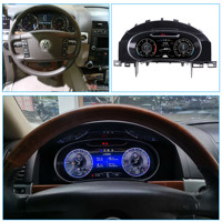 Affichage numérique du tableau de bord LCD Penhui pour Volkswagen Touareg 2003-2010, compteur de vitesse automatique, affichage numérique du tableau de bord avec lecteur DVD Carplay
