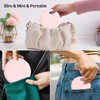 Étui de Rétention Orthodontique Portable en Plastique Personnalisé de Bonne Qualité, Rose, Mignon, Ultra Fin, pour Aligners Dentaires