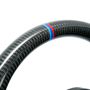 Volante Multifuncional Calefactable de Fibra de Carbono Genuina para <span class=keywords><strong>BMW</strong></span> M Sport F30 F10 E90 con Levas de Cambio, <span class=keywords><strong>Precio</strong></span> de Fábrica - Product Image 3