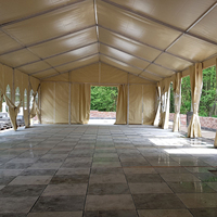 Transparent grand 100 300 500 personnes tente en plein air chine aluminium fête mariage chapiteau tentes d'événement pour les événements