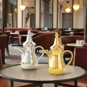 Tại gói fcm Trung Đông fcm Trung Đông xác thực Arabian gốm cà phê nồi ấm đặt ánh sáng hiện đại sang trọng cao cấp bán nóng - Product Image 2