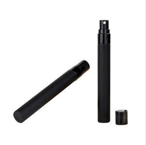 5ml 10ml Matte Black Mini Parfum Atomizer Empty Fine Mist Travel Small Glass Sample <b>Perfume</b> <b>Dispenser</b> Bottle with Pump - Product Image 3