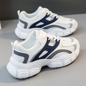 RM6870 Nuevas Zapatillas Deportivas de Mujer Coloridas Otoño 2023 Transpirables con Suela Gruesa Elevada Versátiles Casuales - Product Image 1