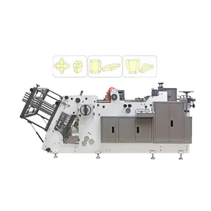 ZH-800ZF Cardboard Paper Packaging Forming Cake Tray Disposable Hamburger Box Gluing Machines