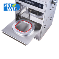 Vente d'usine, machine de thermoscellage automatique de barquettes en aluminium électrique pour l'emballage de papier/film, utilisation alimentaire et de boissons