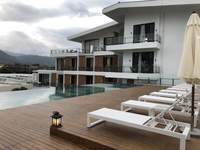 Chaise longue d'extérieur en aluminium, lit de soleil double, imperméable, pour piscine, plage, hôtel, terrasse