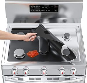 Housses de cuisinière réutilisables, protections pour cuisinières à gaz Samsung, protections pour brûleurs de cuisinière à gaz, revêtements antiadhésifs pour cuisinière - Product Image 2