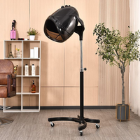 Sèche-cheveux professionnel à haute vitesse avec support, machine de salon de coiffure avec capot, support pour salons de coiffure avec roulettes