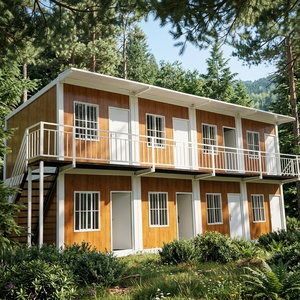 Casa Prefabbricata Modulare a Due Piani Personalizzata, Villa di Lusso Portatile, Ufficio, Dormitorio, Magazzino, Studio, Suite, Container - Product Image 1