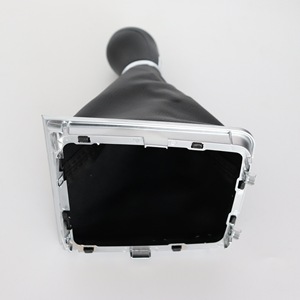 Golf 7 Gear <b>Knob</b> Manual Leather Grain Ergonomic <b>Shift</b> Lever Handle - Product Image 3