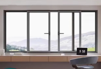 Ventana Abatible de Aluminio con Rotura de Puente Térmico, Doble Acristalamiento, Insonorizada, para Villa, con Certificación CE
