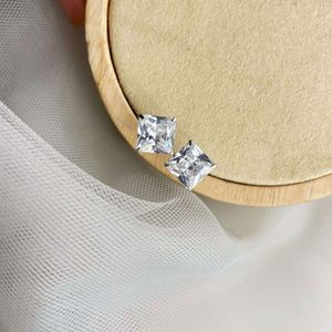 Dylam High End Shiny Jewelry Ear <b>Studs</b> Wedding Trend Luxury Women's 925 Sterling <b>Silver</b> Delicate 5A Cubic Zirconia Ear <b>Studs</b> - Product Image 6