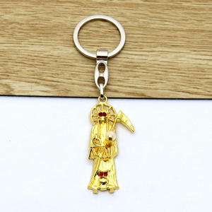 Dessin animé squelette mort dieu Hip Hop pendentif en métal collier couleur préservant porte-clés mode bijoux <span class=keywords><strong>sac</strong></span> - Product Image 4