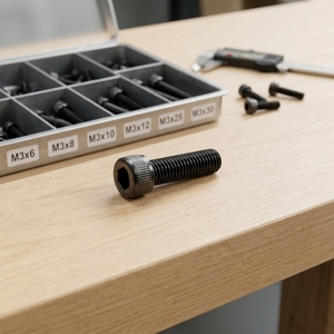 M3 Hex Socket Head Bolt Assortment Kit 6-30mm Lengths Fastener <b>Set</b> - Product Image 3