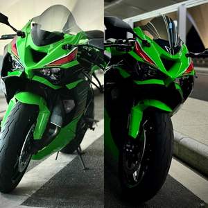 Pare-brise à <span class=keywords><strong>bulle</strong></span> surélevé pour <span class=keywords><strong>moto</strong></span> Lavitin pour Kawasaki ZX6R ZX-6R 2024 2025, pare-brise à double <span class=keywords><strong>bulle</strong></span>, déflecteur de vent - Product Image 3