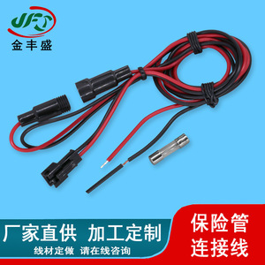JFS SM2.54 Terminal Wire 2-Core Pure Copper Lug Terminals Battery Connection Wire Custom Length - Product Image 5