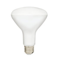   Projecteur LED BR30 homologué ETL, puissance réelle 9W/8W/7.2W, équivalent 65W, 120V, dimmable, culot moyen E26