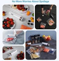 Machine à vide portable rechargeable, mini scelleuse sous vide pour aliments, machine de mise sous vide
