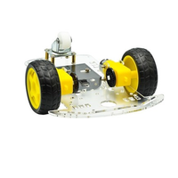 Hot Sells DIY Accessories 4WD Smart Robot Car Chassis Kit 4 Wheels Drive Motor 4WD Smart Car Kit