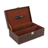 Emballage de vin personnalisé de qualité supérieure avec impression CMYK et fenêtre transparente, coffret cadeau type valise