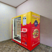 AIT 24 heures Boîte à lunch distributeur automatique de nourriture chaude Hamburger SDK Fonction