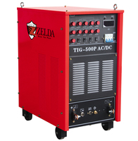 Soudeuse TIG AC/DC à haute fréquence refroidie à l'eau 500 ampères Machine à souder l'aluminium Moteur CC Multifonctionnel Fourni INVERTER ZELDA