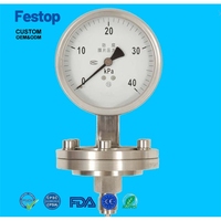 Manómetros de Diafragma Festop de Acero Inoxidable, Hechos en China, de la Mejor Calidad a Precio Económico