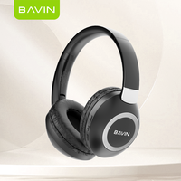 Headset BAVIN BH37 Casque HiFi Kualitas Suara Tinggi Latensi Rendah Model Ganda 3.5mm Nirkabel BT V5.3
