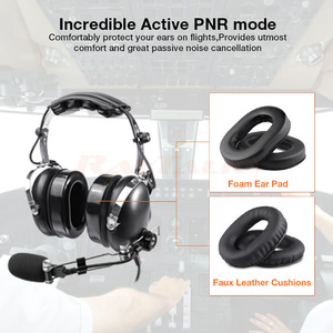 Vendita calda PNR Aviation cuffie con braccio regolabile in metallo accessorio di cancellazione del rumore generale a buon mercato - Product Image 2