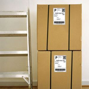 Fanfold WaybillステッカーA6 100x150 4x6サイズ直接熱防水および熱紙ラベル出荷用 - Product Image 6