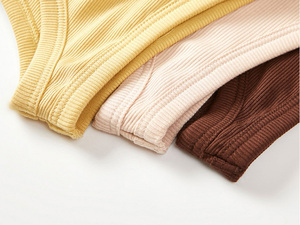 Tinta unita Basic Streetwear Casual su misura Top corto da <span class=keywords><strong>donna</strong></span> in <span class=keywords><strong>cotone</strong></span> a coste canotta Femme - Product Image 6