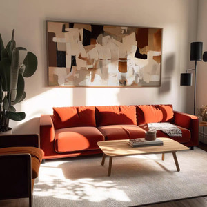 Abstract Oil Painting Textured Canvas Wall Art Modern Minimalist Hand Painted Home Hotel Decor Custom Frame Luxury Interior - Product Image 2