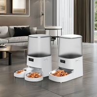 Distributeur automatique de nourriture pour chats, distributeur automatique intelligent pour animaux de compagnie, distributeurs automatiques de nourriture pour chats avec commande par application WiFi pour l'alimentation à distance