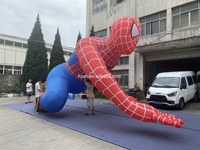 Personnages de dessins animés de super-héros géants gonflables pour l'extérieur, Spiderman gonflable pour la publicité